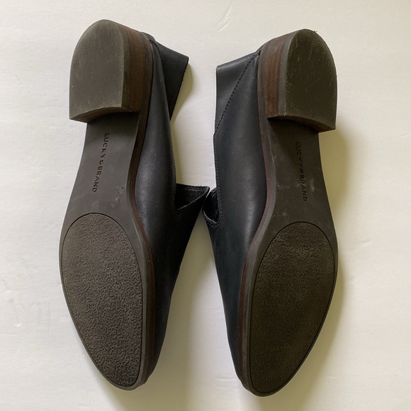 LUCKY BRAND navy leather loafer - Picture 6 of 8